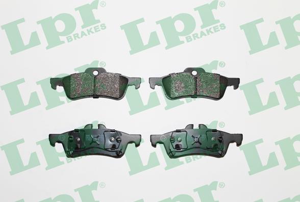 LPR 05P861 - Brake Pad Set, disc brake autospares.lv