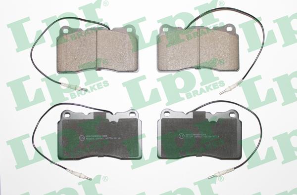 LPR 05P863 - Brake Pad Set, disc brake autospares.lv