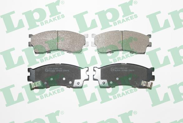 LPR 05P809 - Brake Pad Set, disc brake autospares.lv