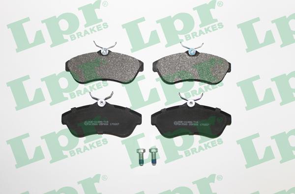 LPR 05P806 - Brake Pad Set, disc brake autospares.lv