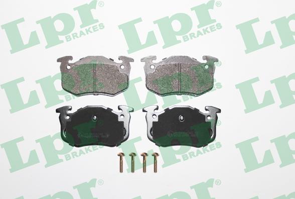 LPR 05P801 - Brake Pad Set, disc brake autospares.lv