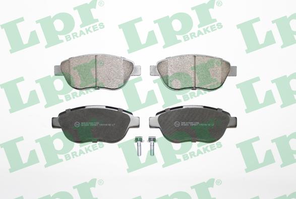 LPR 05P807 - Brake Pad Set, disc brake autospares.lv