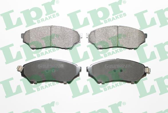 LPR 05P819 - Brake Pad Set, disc brake autospares.lv