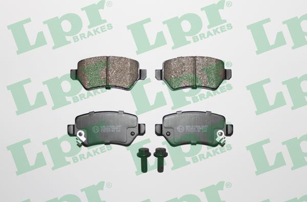 LPR 05P811 - Brake Pad Set, disc brake autospares.lv