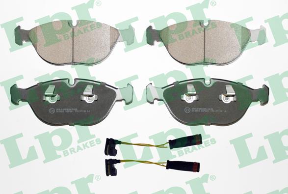 LPR 05P881G - Brake Pad Set, disc brake autospares.lv