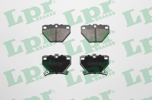 LPR 05P836 - Brake Pad Set, disc brake autospares.lv