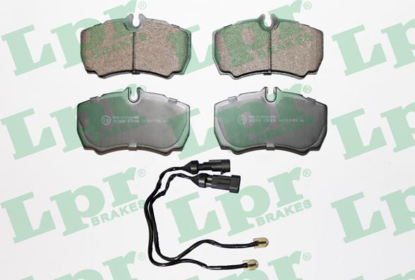 LPR 05P830A - Brake Pad Set, disc brake autospares.lv