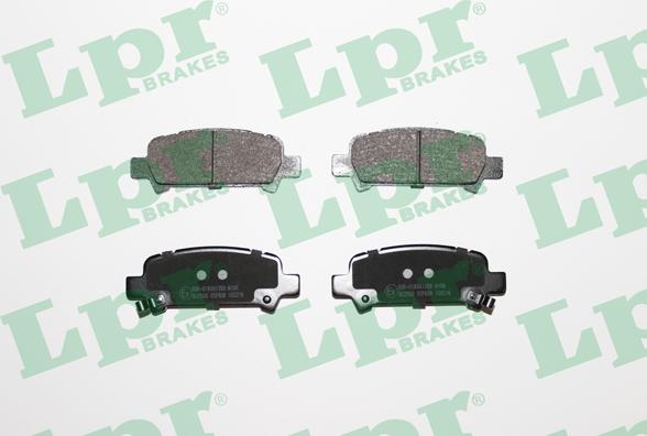 LPR 05P838 - Brake Pad Set, disc brake autospares.lv