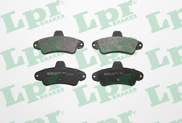 LPR 05P870 - Brake Pad Set, disc brake autospares.lv