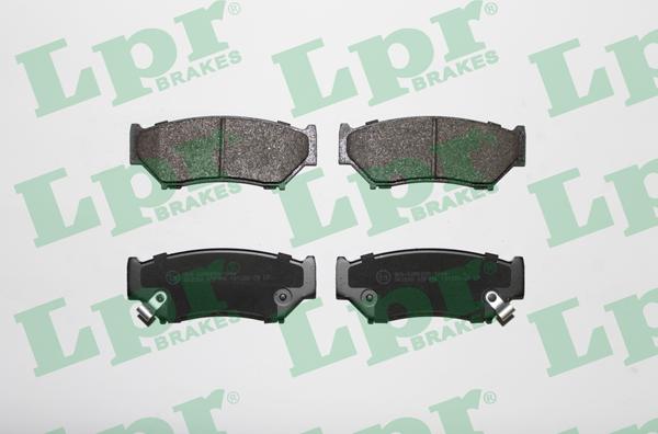 LPR 05P396 - Brake Pad Set, disc brake autospares.lv