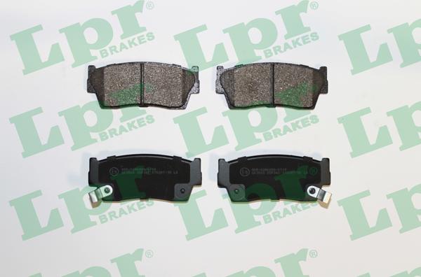 LPR 05P342 - Brake Pad Set, disc brake autospares.lv