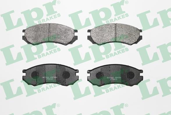 LPR 05P354 - Brake Pad Set, disc brake autospares.lv