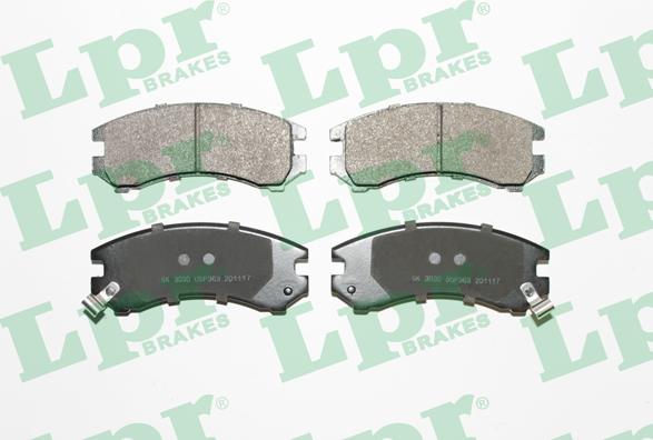 LPR 05P363 - Brake Pad Set, disc brake autospares.lv