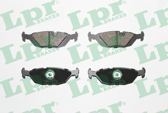 LPR 05P306 - Brake Pad Set, disc brake autospares.lv