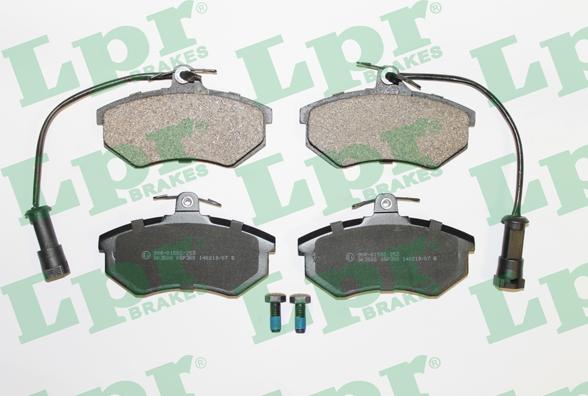 LPR 05P300 - Brake Pad Set, disc brake autospares.lv