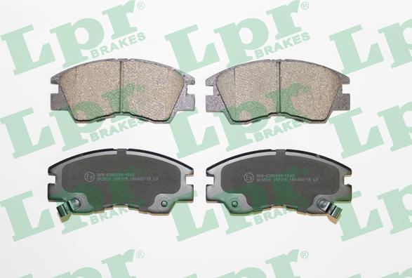 LPR 05P315 - Brake Pad Set, disc brake autospares.lv