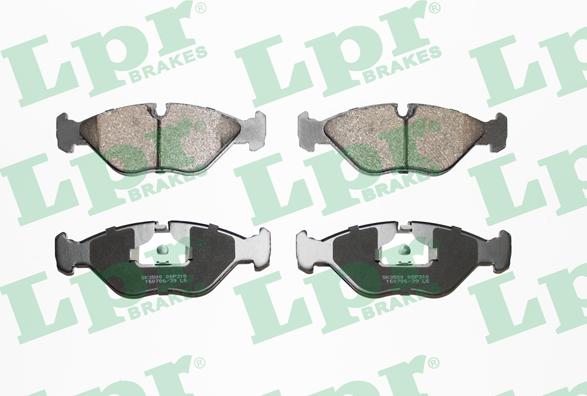 LPR 05P310 - Brake Pad Set, disc brake autospares.lv