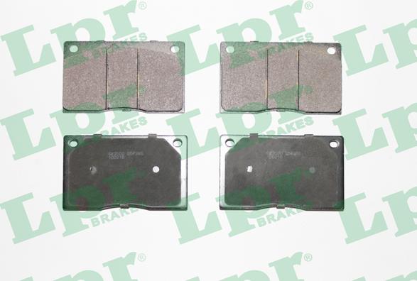 LPR 05P386 - Brake Pad Set, disc brake autospares.lv