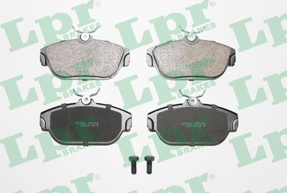 LPR 05P382 - Brake Pad Set, disc brake autospares.lv