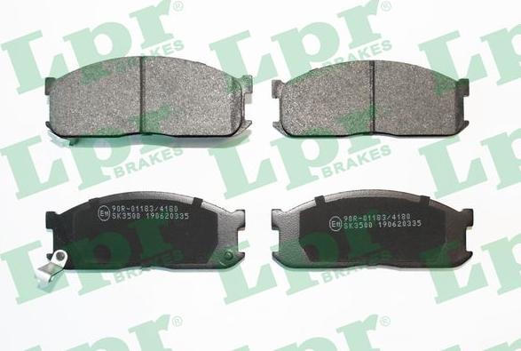 LPR 05P335 - Brake Pad Set, disc brake autospares.lv