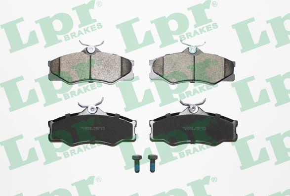 LPR 05P325 - Brake Pad Set, disc brake autospares.lv