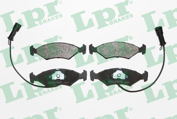 LPR 05P327 - Brake Pad Set, disc brake autospares.lv