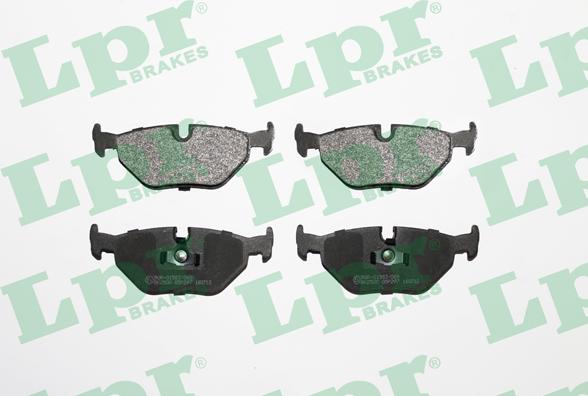 LPR 05P297 - Brake Pad Set, disc brake autospares.lv