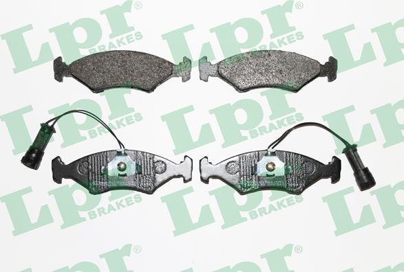 LPR 05P242 - Brake Pad Set, disc brake autospares.lv