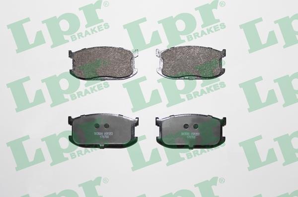 LPR 05P253 - Brake Pad Set, disc brake autospares.lv