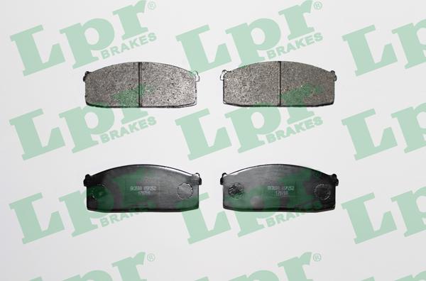 LPR 05P252 - Brake Pad Set, disc brake autospares.lv
