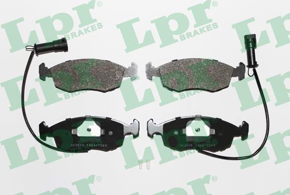 LPR 05P269 - Brake Pad Set, disc brake autospares.lv