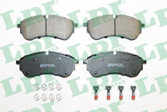 LPR 05P2066 - Brake Pad Set, disc brake autospares.lv