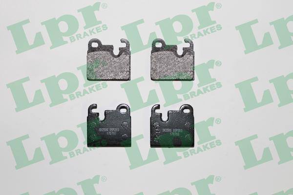 LPR 05P203 - Brake Pad Set, disc brake autospares.lv