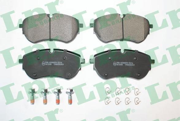 LPR 05P2021 - Brake Pad Set, disc brake autospares.lv