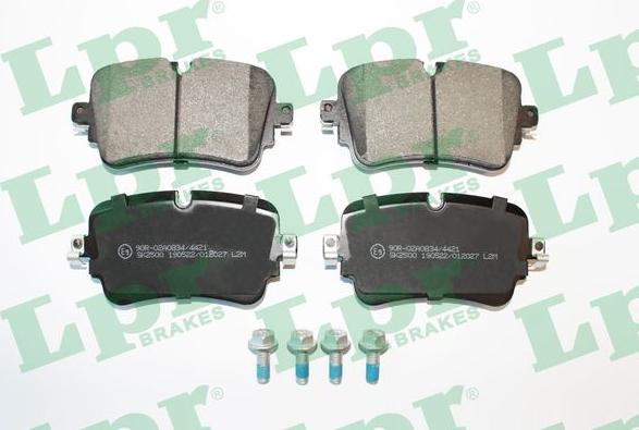 LPR 05P2027 - Brake Pad Set, disc brake autospares.lv