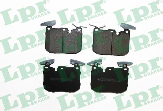 LPR 05P2193 - Brake Pad Set, disc brake autospares.lv
