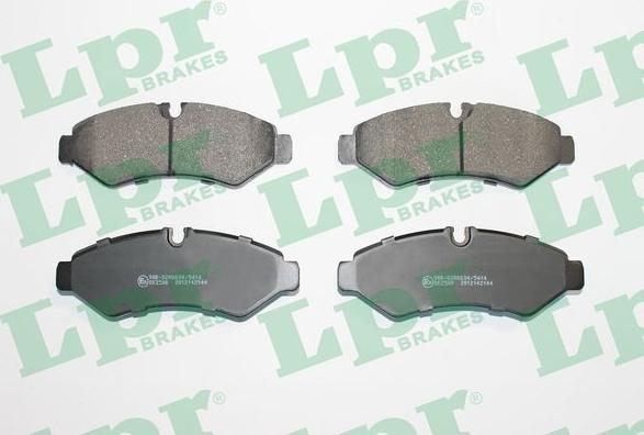 LPR 05P2144 - Brake Pad Set, disc brake autospares.lv