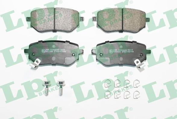 LPR 05P2150 - Brake Pad Set, disc brake autospares.lv