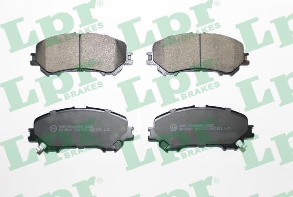 LPR 05P2151 - Brake Pad Set, disc brake autospares.lv