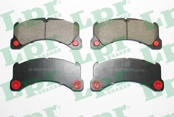 LPR 05P2153 - Brake Pad Set, disc brake autospares.lv