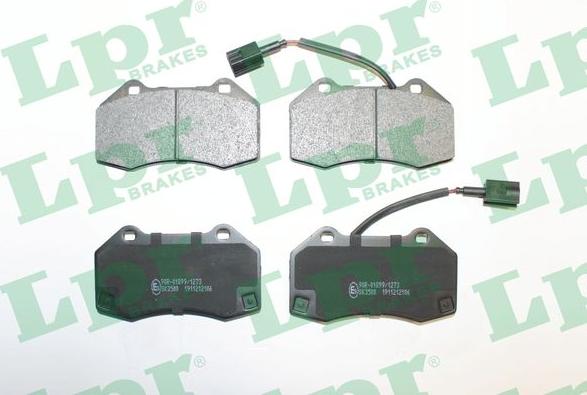 LPR 05P2106 - Brake Pad Set, disc brake autospares.lv