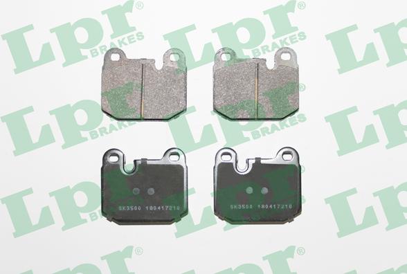 LPR 05P210 - Brake Pad Set, disc brake autospares.lv