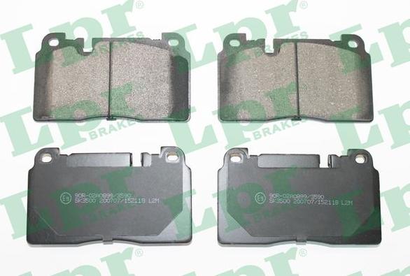 LPR 05P2118 - Brake Pad Set, disc brake autospares.lv