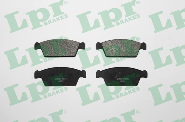 LPR 05P213 - Brake Pad Set, disc brake autospares.lv