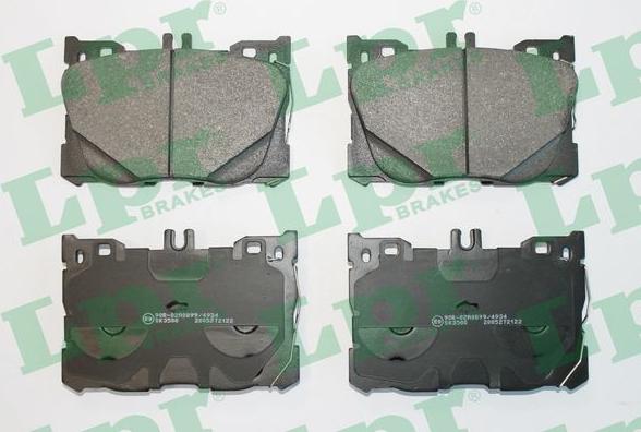 LPR 05P2122 - Brake Pad Set, disc brake autospares.lv