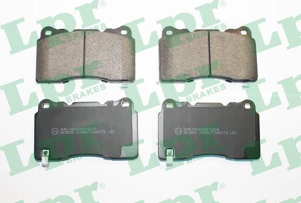 LPR 05P2173 - Brake Pad Set, disc brake autospares.lv