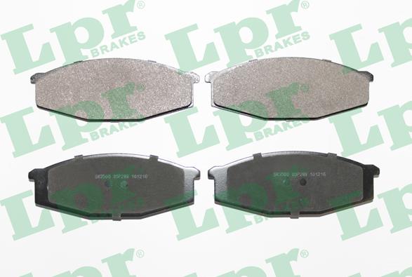 LPR 05P289 - Brake Pad Set, disc brake autospares.lv