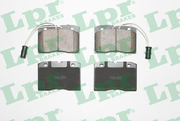 LPR 05P281 - Brake Pad Set, disc brake autospares.lv