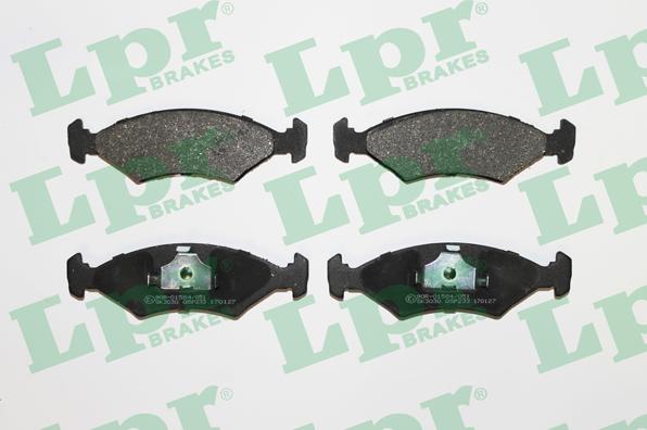 LPR 05P233 - Brake Pad Set, disc brake autospares.lv