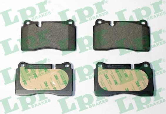 LPR 05P2327 - Brake Pad Set, disc brake autospares.lv